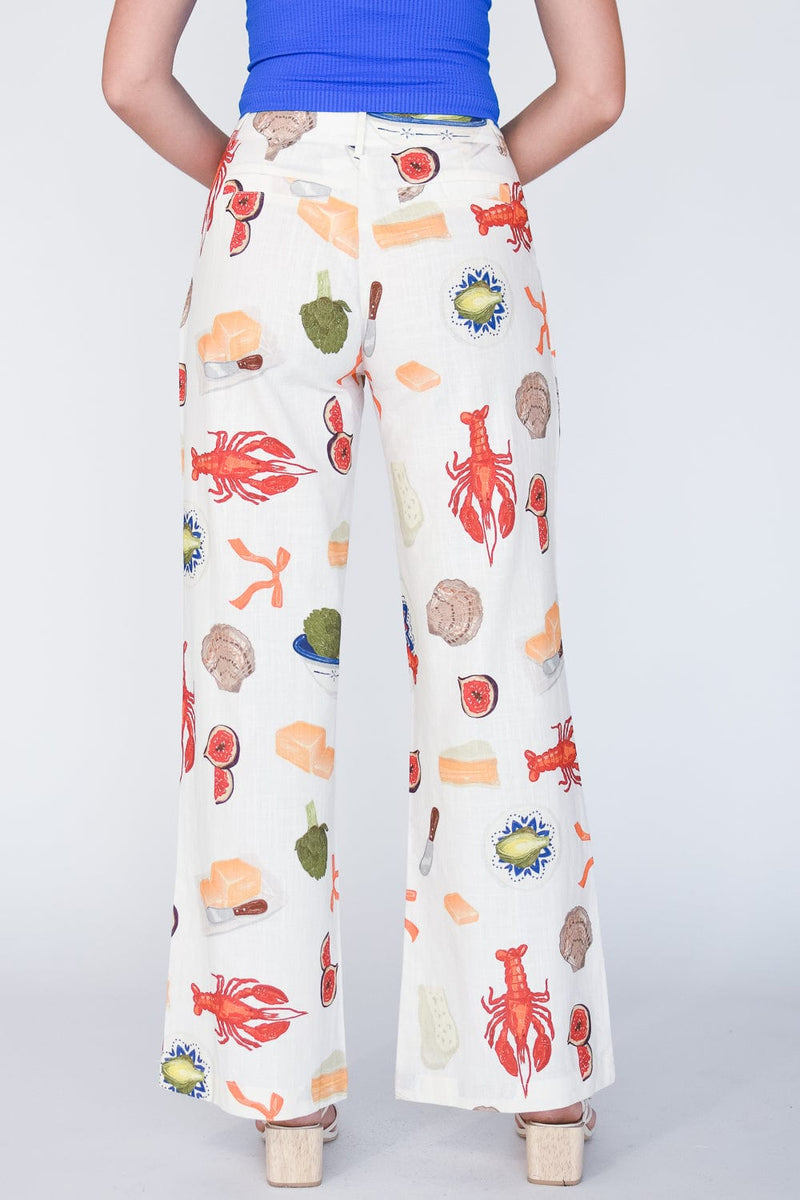 Cape Cod Lobster Linen Trousers