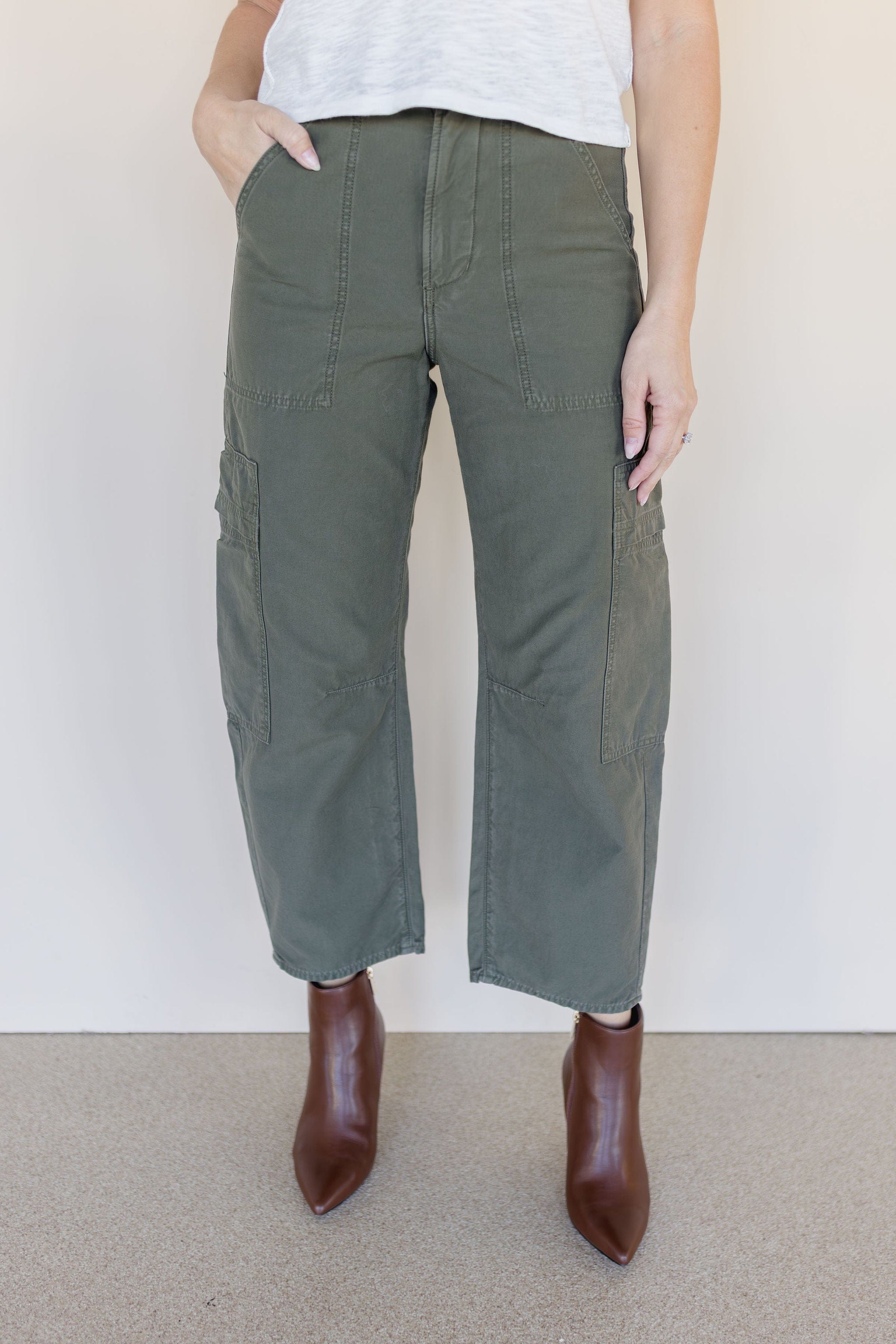 Marcelle Low Slung Cargo Jean