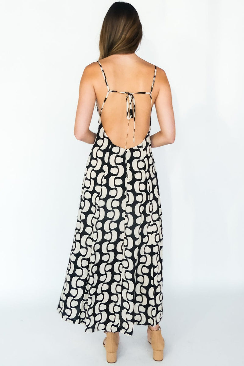 Cameron Abstract Maxi Dress