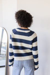 Sapphire Stripe Sweater