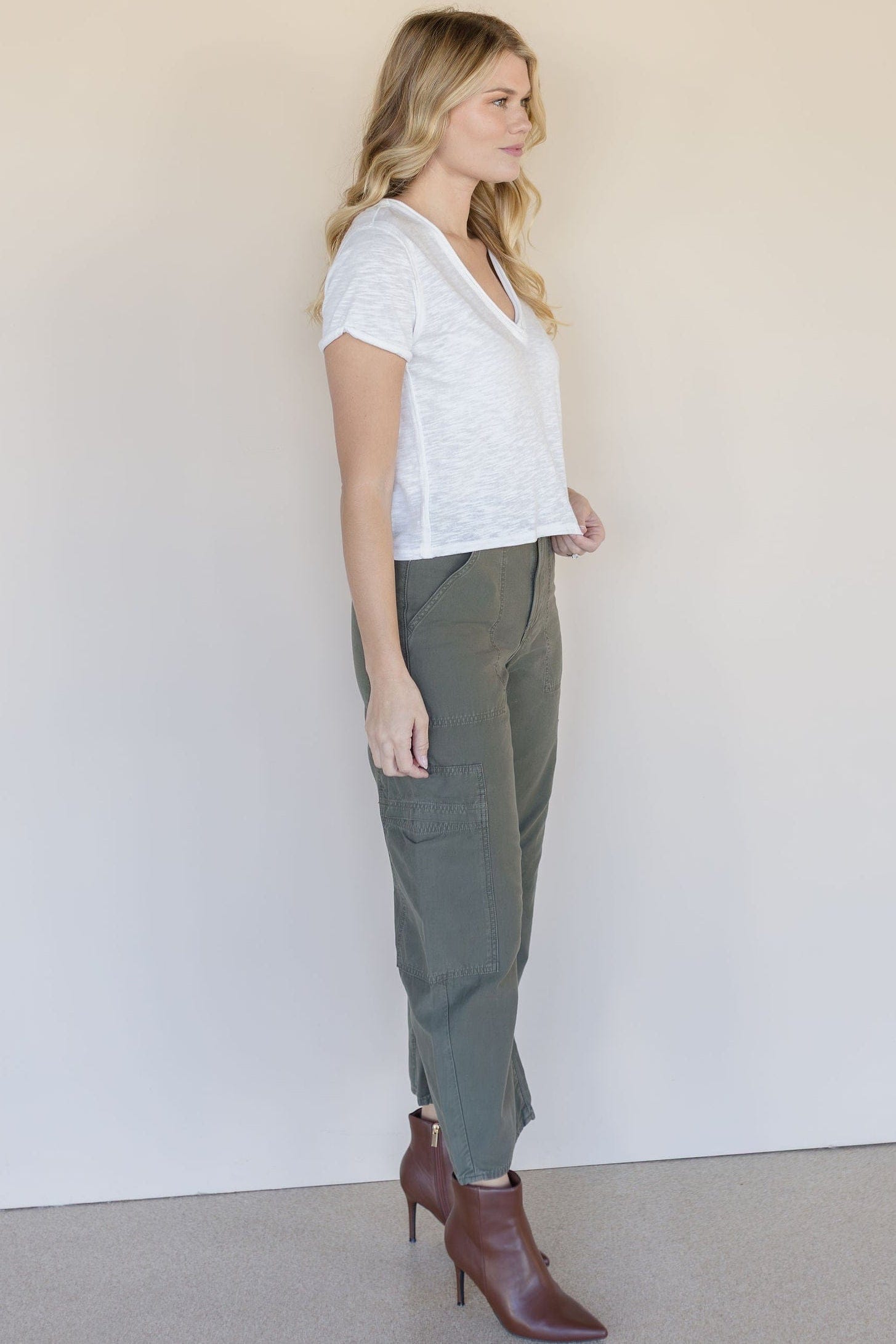 Marcelle Low Slung Cargo Jean