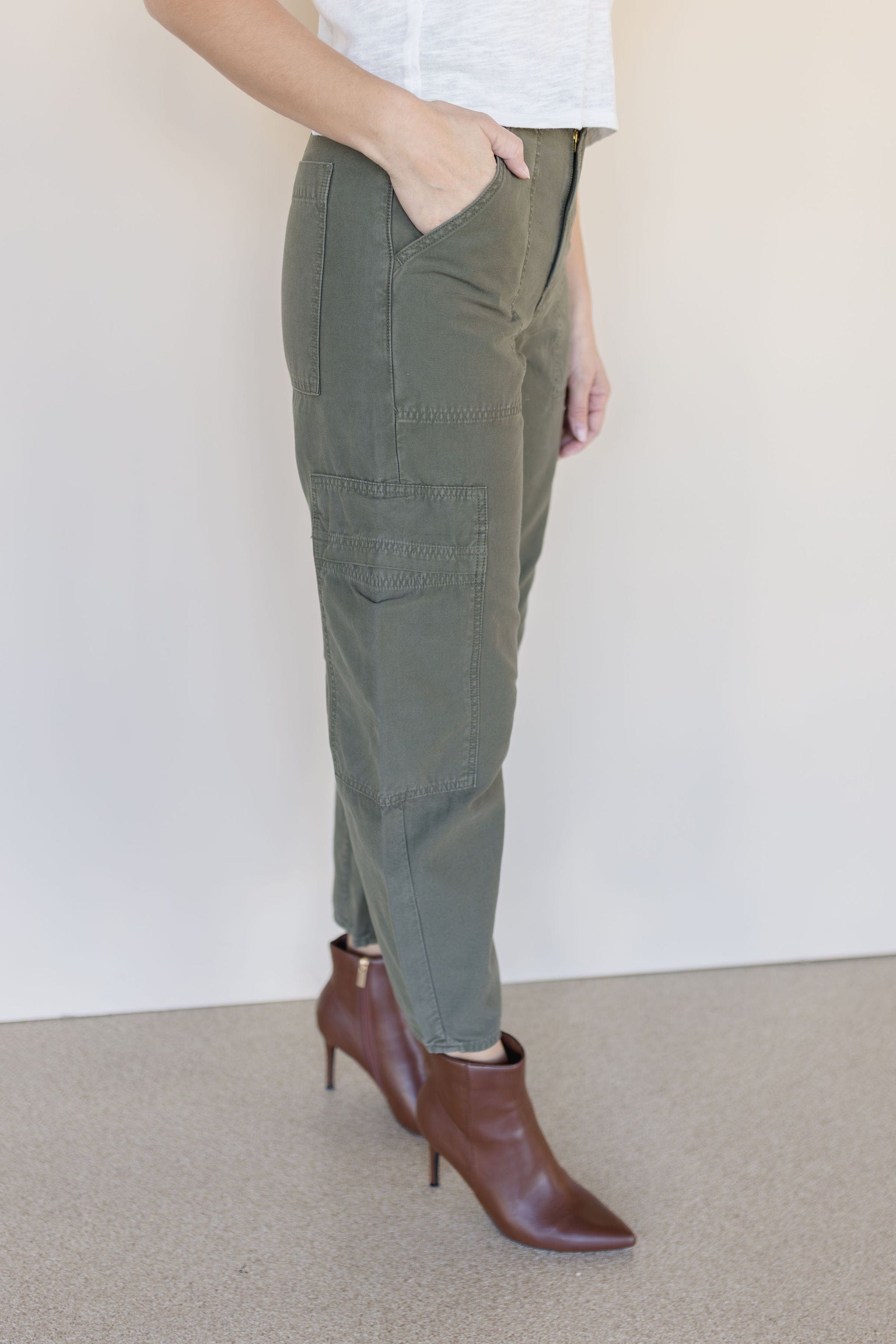 Marcelle Low Slung Cargo Jean