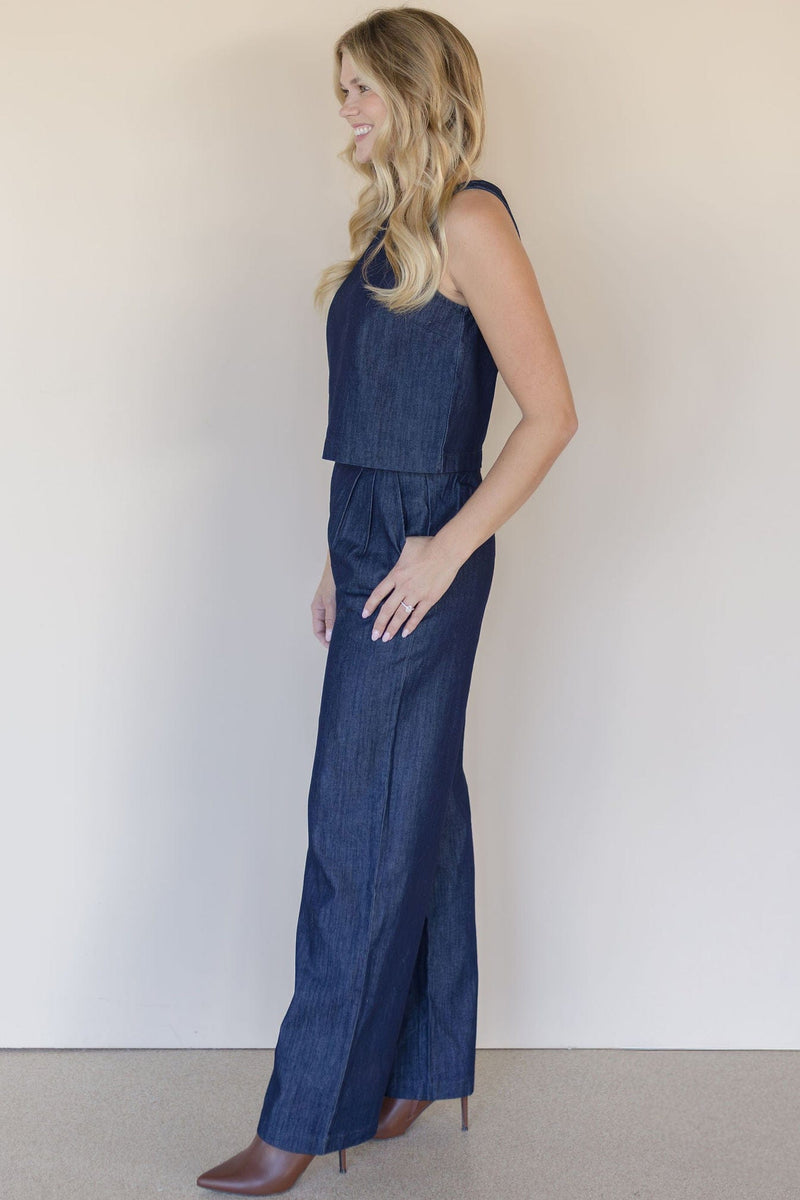 Carter Sleeveless Denim Top Carter Sleeveless Denim Top