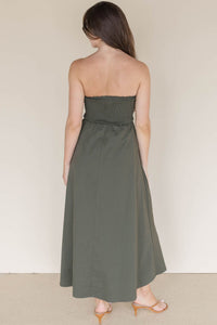 Ashford Strapless Midi Dress