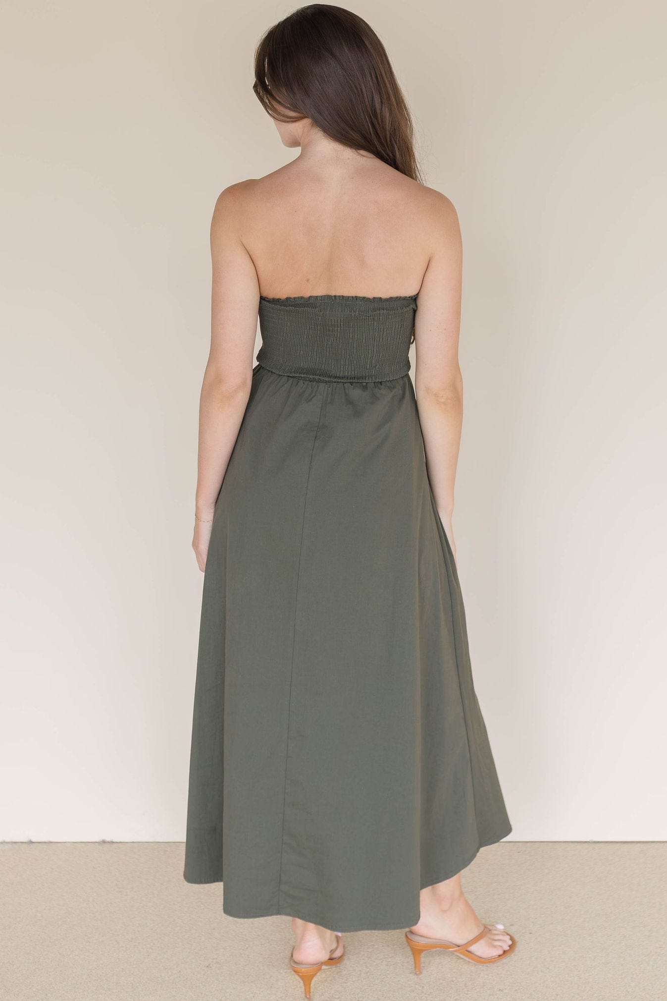 Ashford Strapless Midi Dress