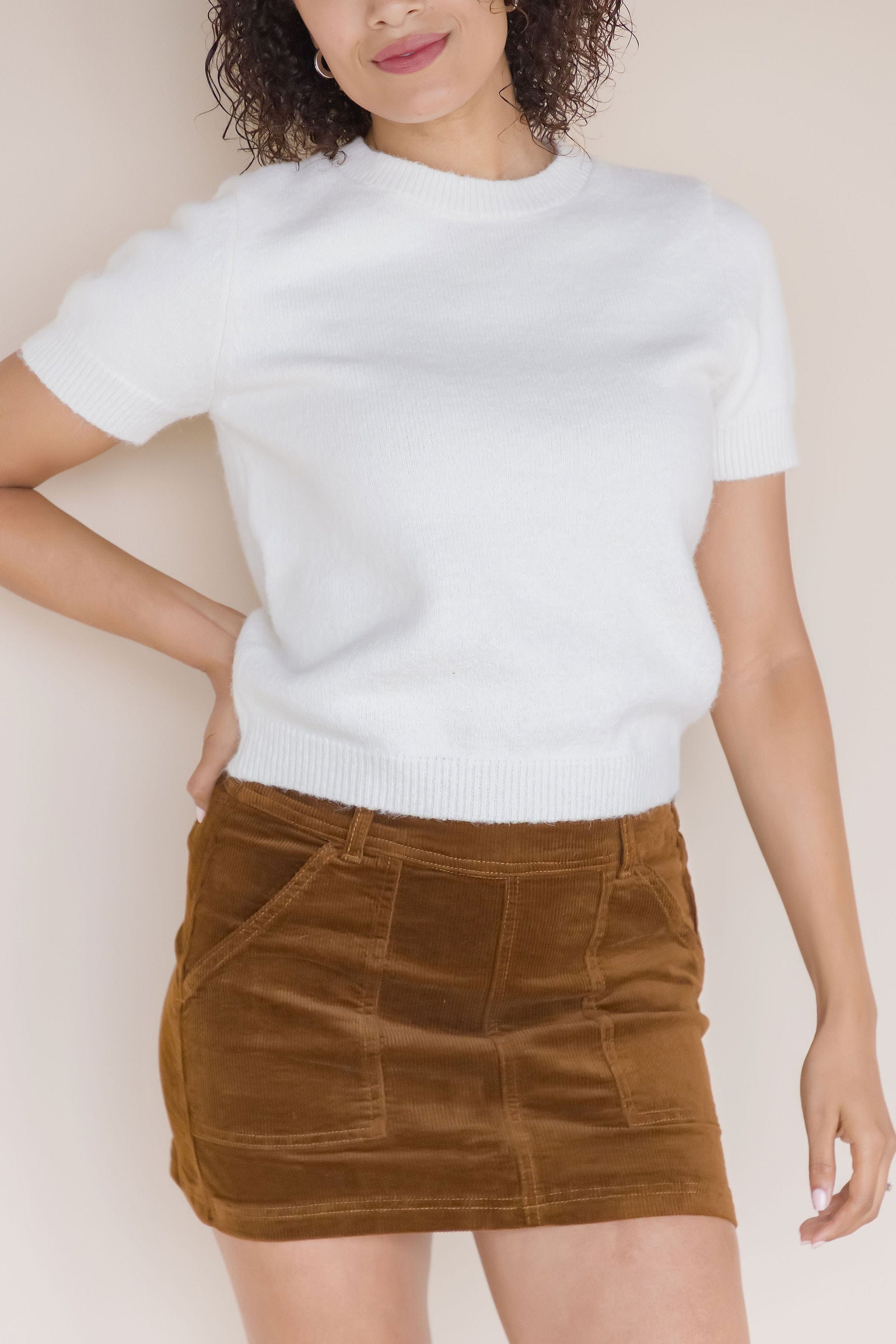 Lark Short Sleeve Knit Sweater Lark Short Sleeve Knit Sweater