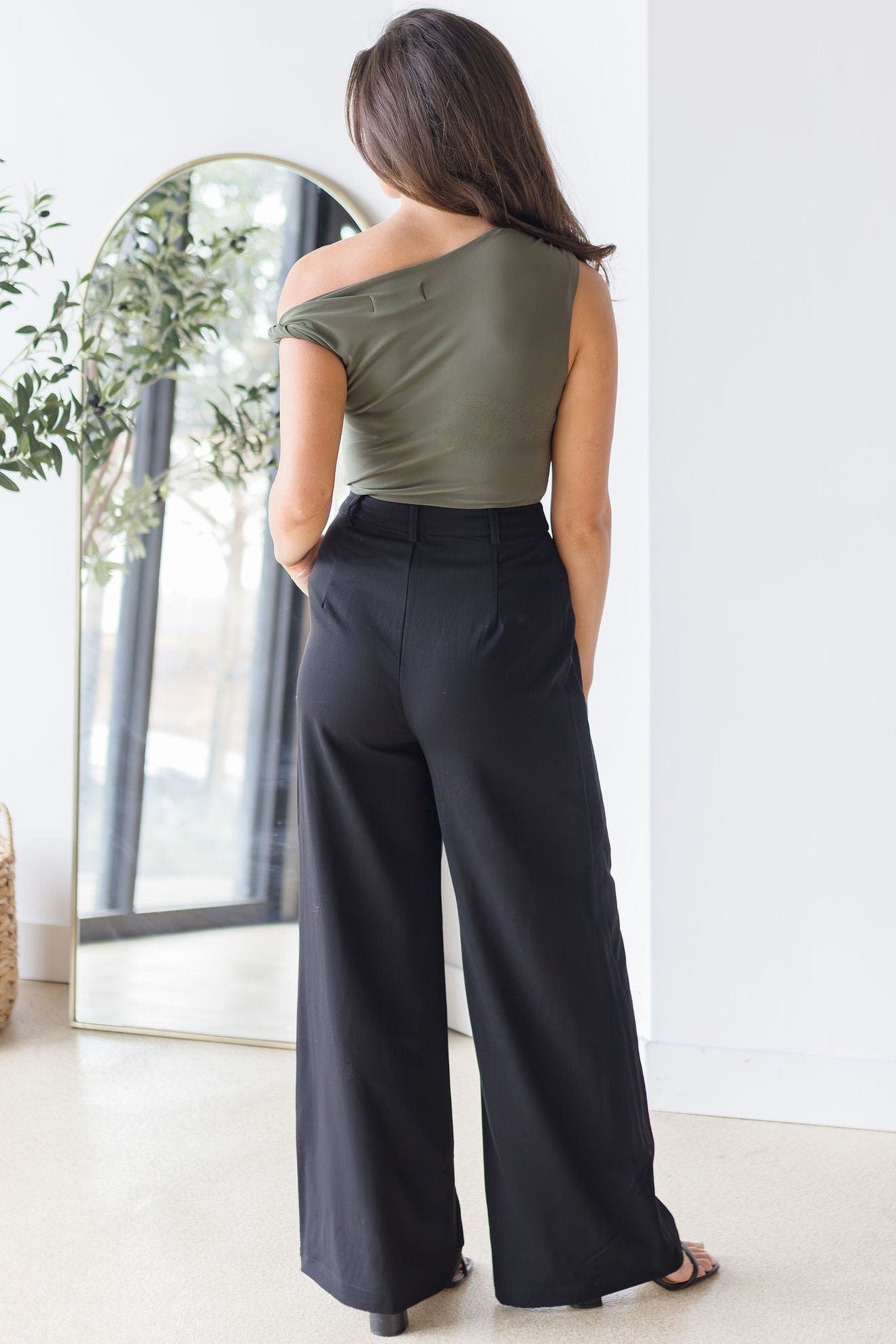 Ramy Mesh Asymmetric Twist Top Ramy Mesh Asymmetric Twist Top