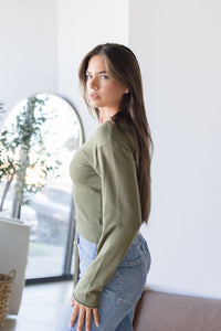 Nerina Boat Neck Long Sleeve Top