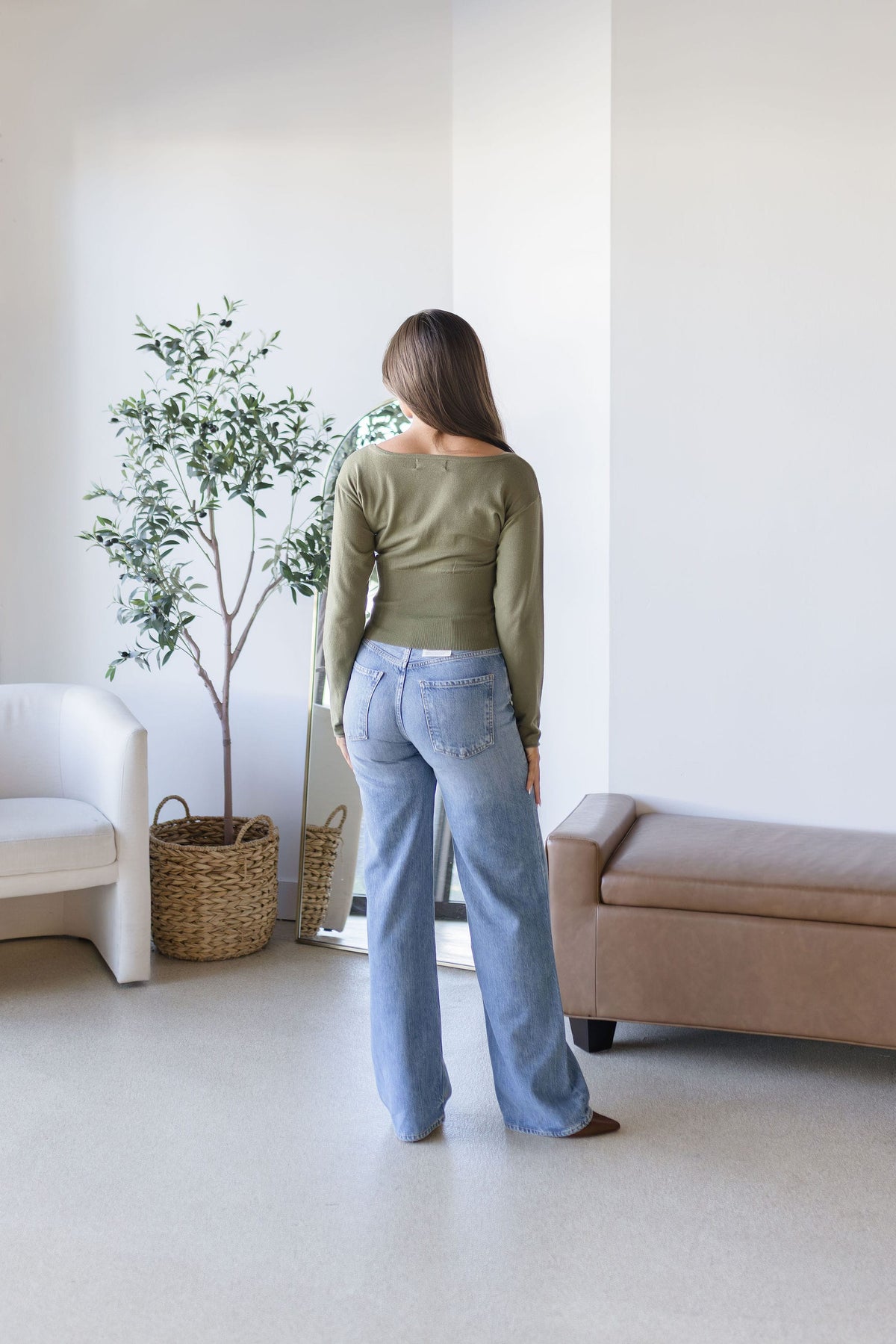 Nerina Boat Neck Long Sleeve Top