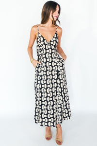 Cameron Abstract Maxi Dress