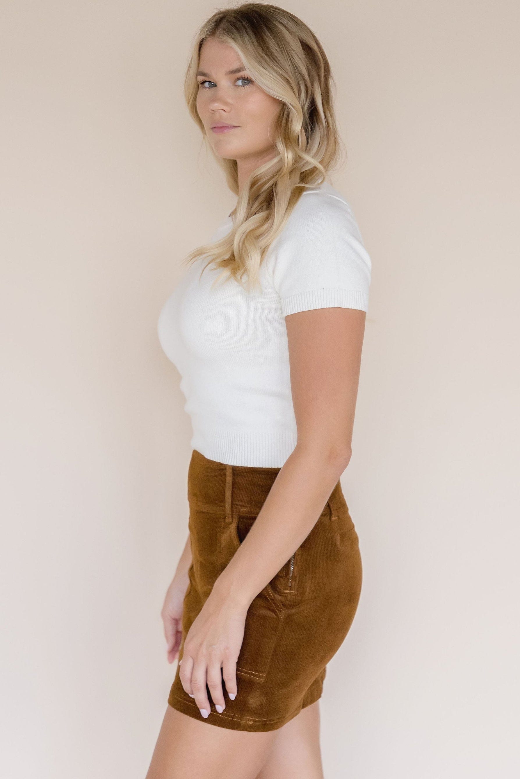 Kelbie Short Sleeve Sweater Top Kelbie Short Sleeve Sweater Top