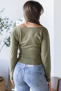 Nerina Boat Neck Long Sleeve Top