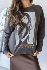 Stevie Nicks Orchid Bouquet Vintage Raglan Sweatshirt