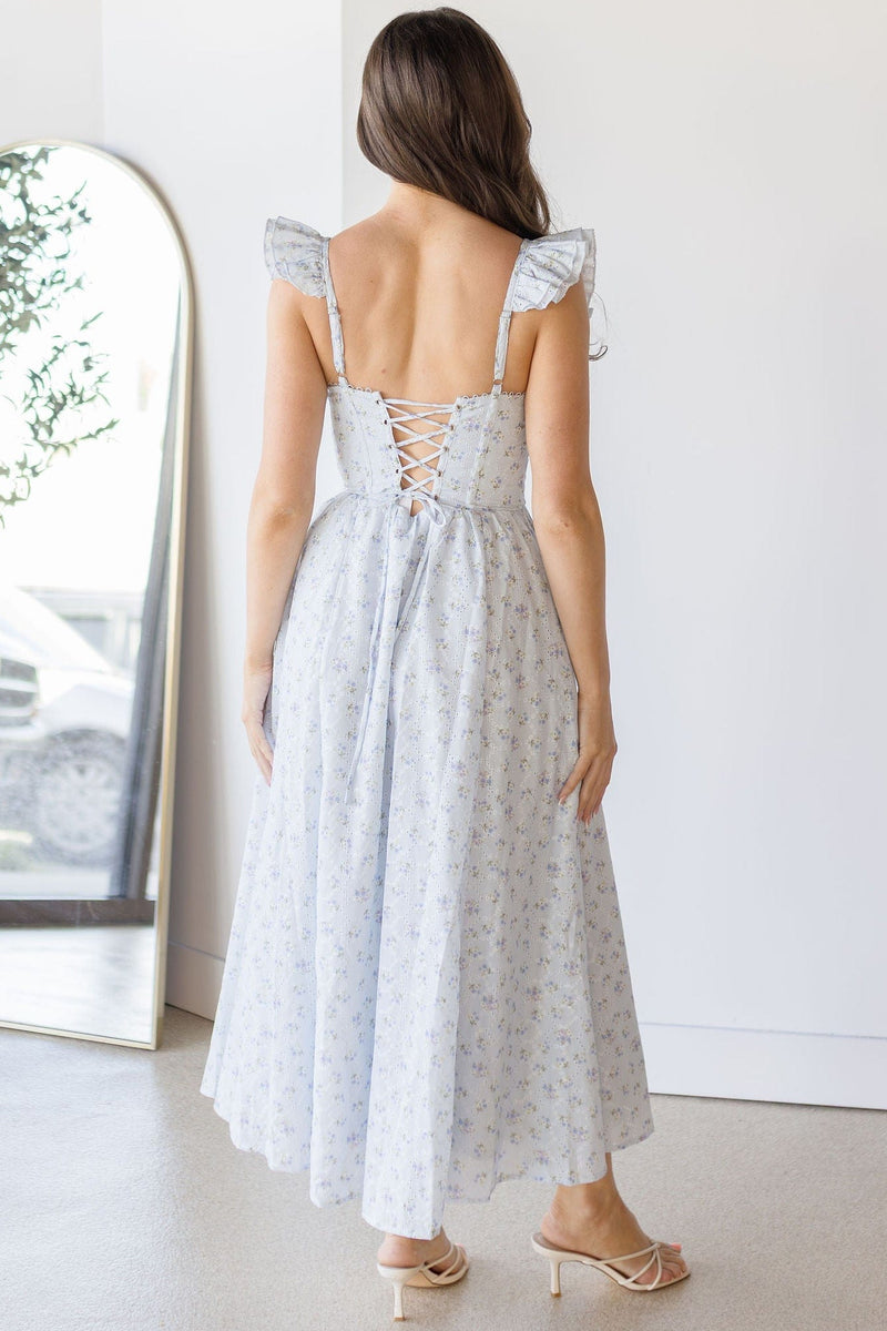 wedelia corset dress astr the label Women's - Blue - Size L Wedelia ruffle Color:BLACK CRYSTAL PATENT trend and thoughtfully crafted spell gypsy 5 Bridal Shower Dress