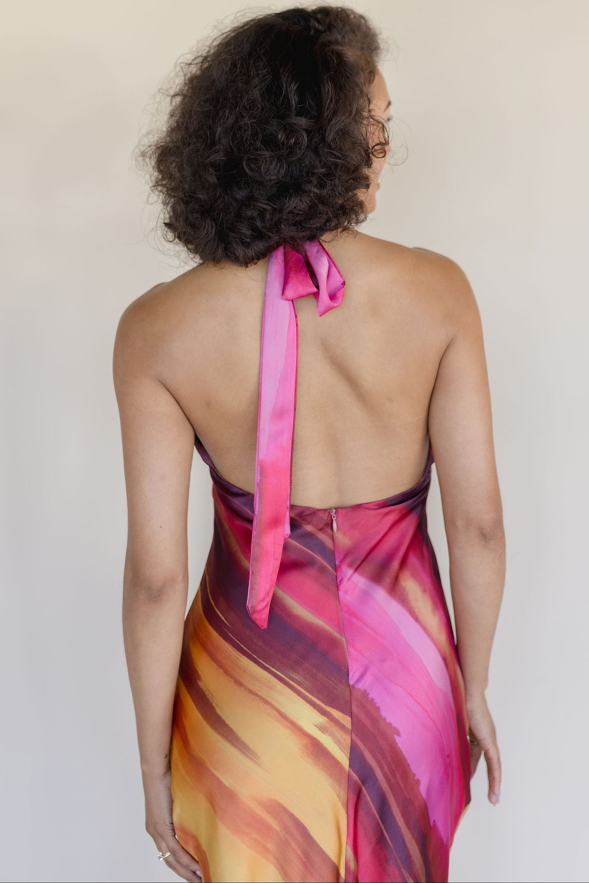 Chasing Sunsets Halter Maxi Dress