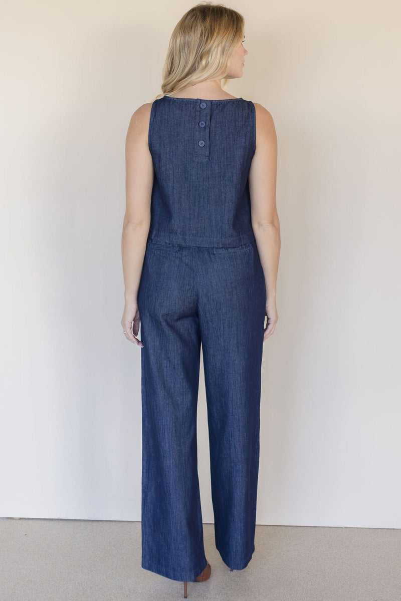 Carter Sleeveless Denim Top Carter Sleeveless Denim Top