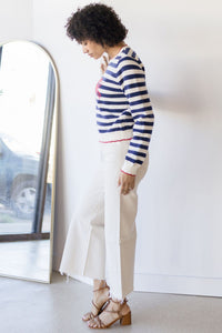 Seaworthy Scalloped Sweater