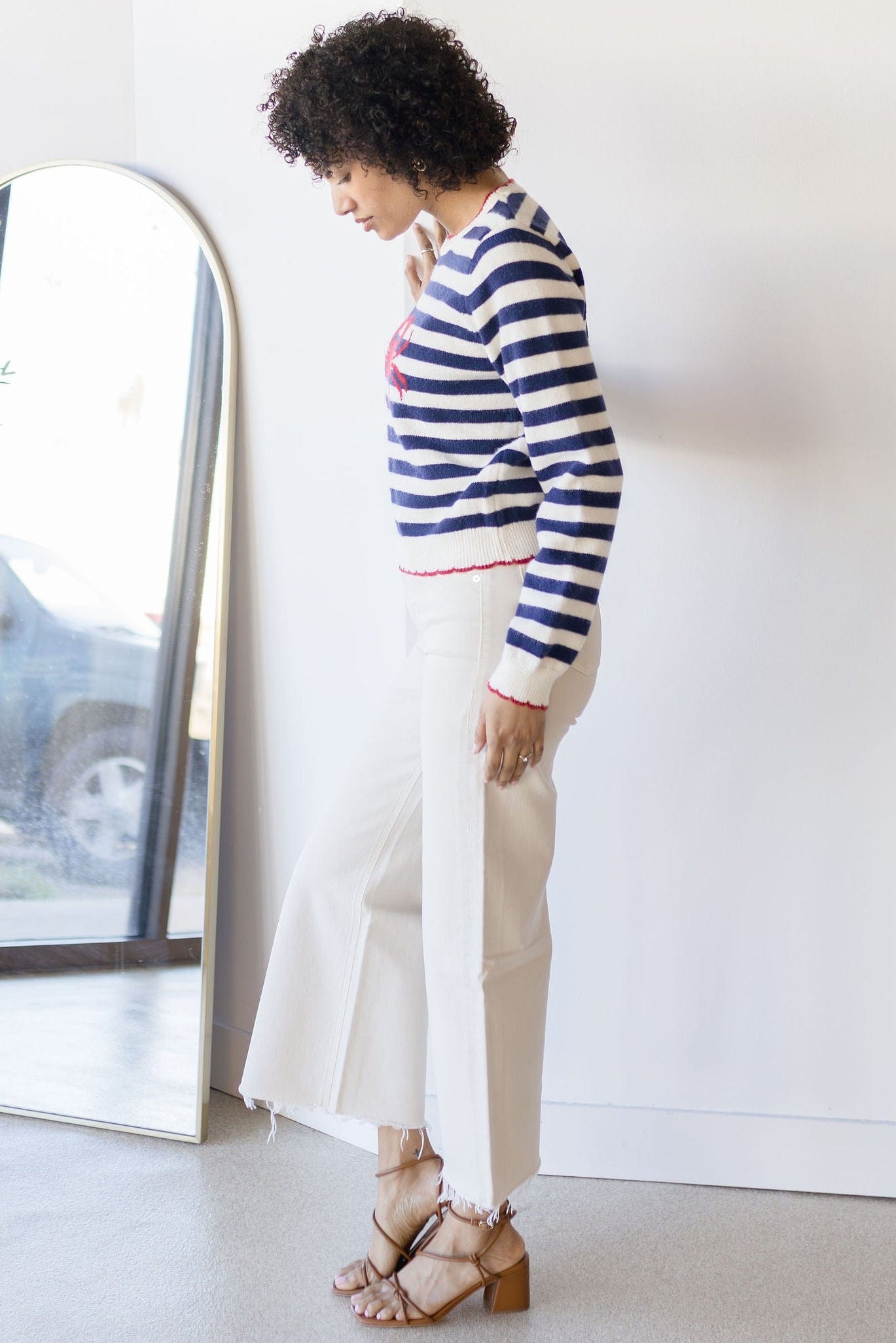 Seaworthy Scalloped Sweater