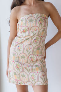 Sun Kissed Tie Back Mini Dress