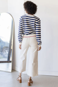 Seaworthy Scalloped Sweater