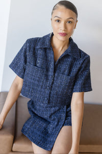 Waldorf Tweed Crop Waldorf Tweed Crop