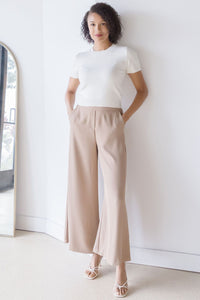 Olina Cropped Wide Leg Trouser Olina Cropped Wide Leg Trouser