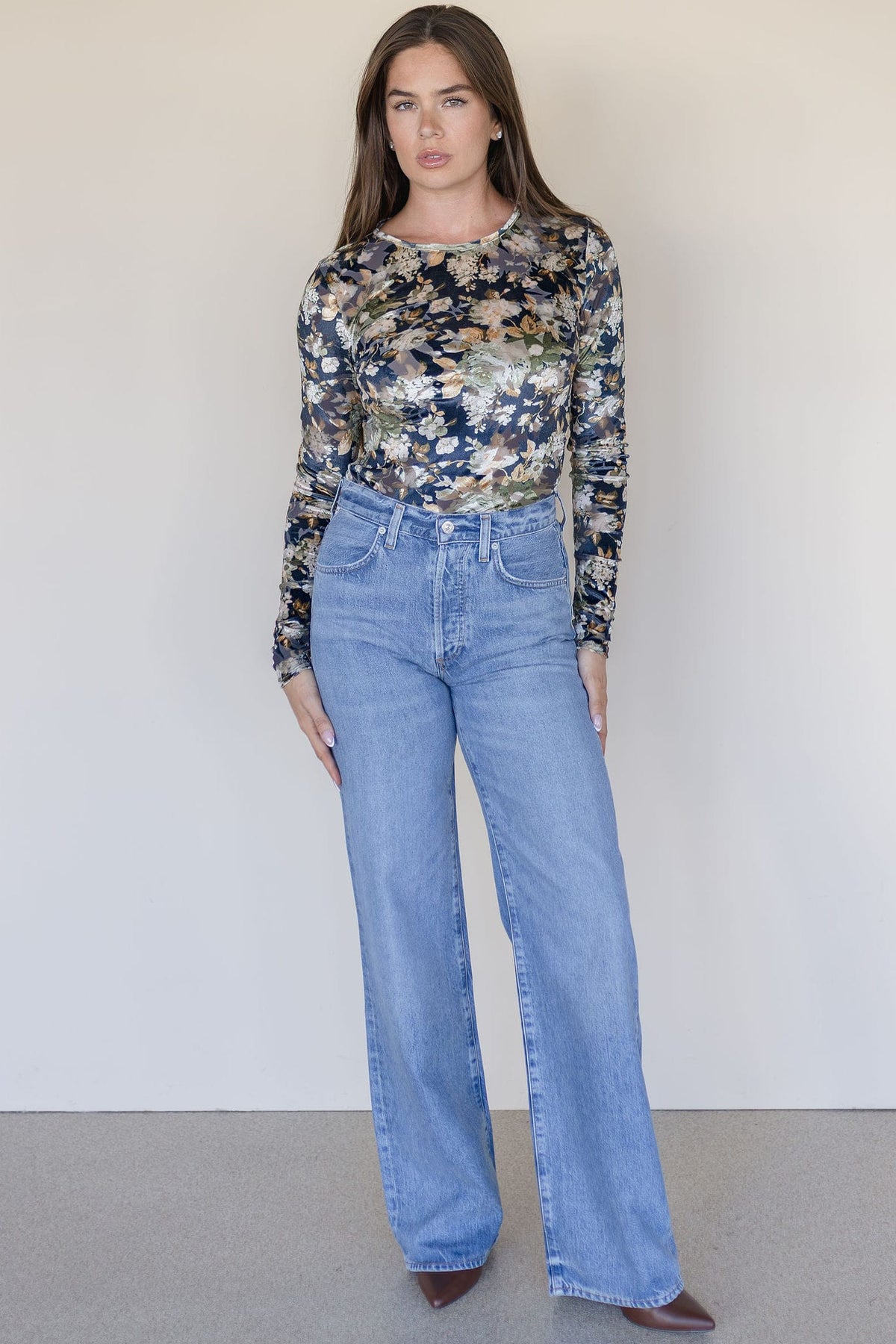 Floral Affair Long Sleeve Bodysuit