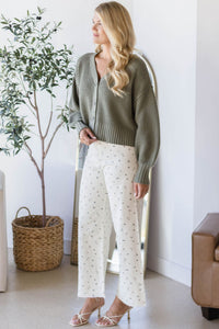Ivory Bloom Pant