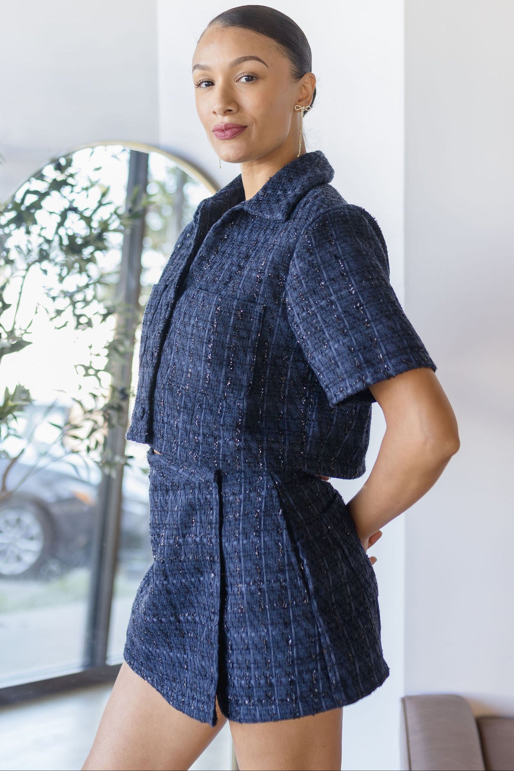 Waldorf Tweed Crop Waldorf Tweed Crop