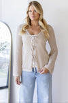 Shoreline Knit Long Sleeve Cardigan Shoreline Knit Long Sleeve Cardigan