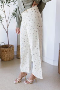 Ivory Bloom Pant