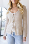 Shoreline Knit Long Sleeve Cardigan Shoreline Knit Long Sleeve Cardigan