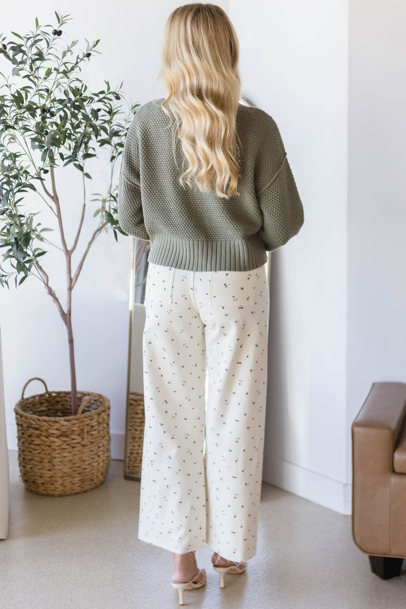 Ivory Bloom Pant