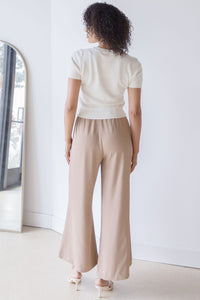 Olina Cropped Wide Leg Trouser Olina Cropped Wide Leg Trouser