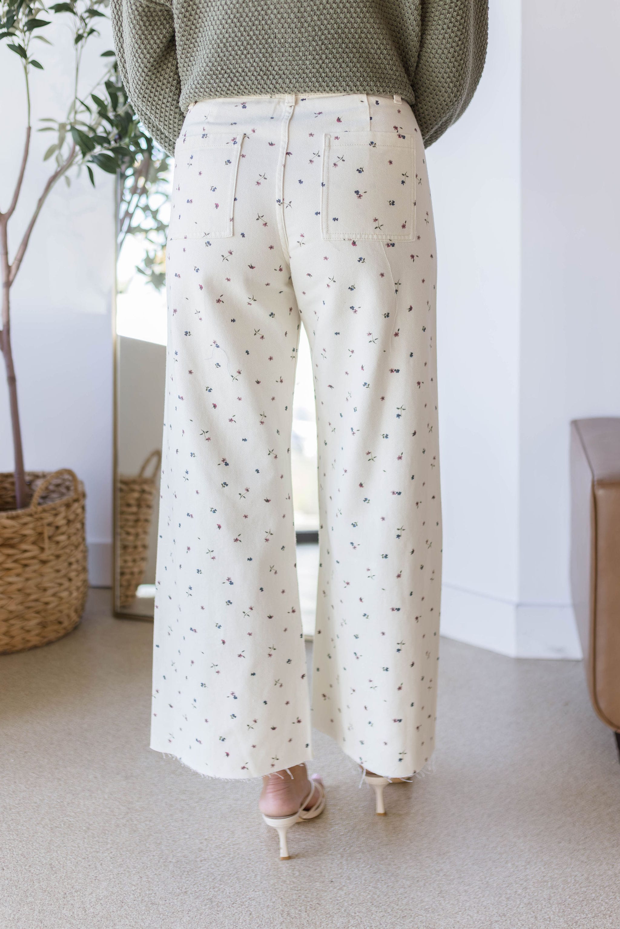 Ivory Bloom Pant