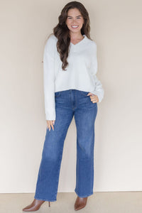Annina High Rise Wide Leg Jean 30" Annina High Rise Wide Leg Jean 30"