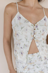 Cottage Dreams Button Front Top