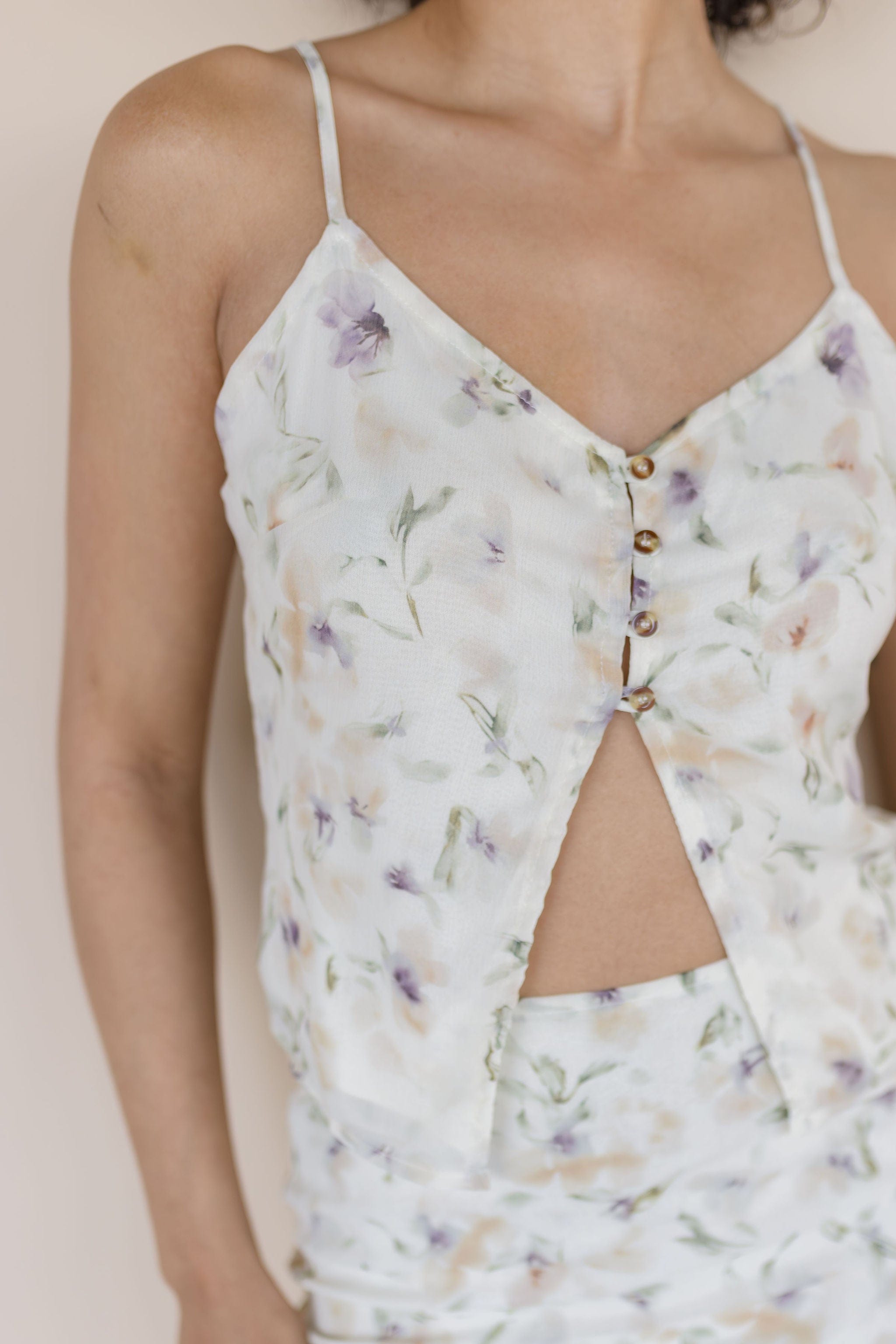 Cottage Dreams Button Front Top