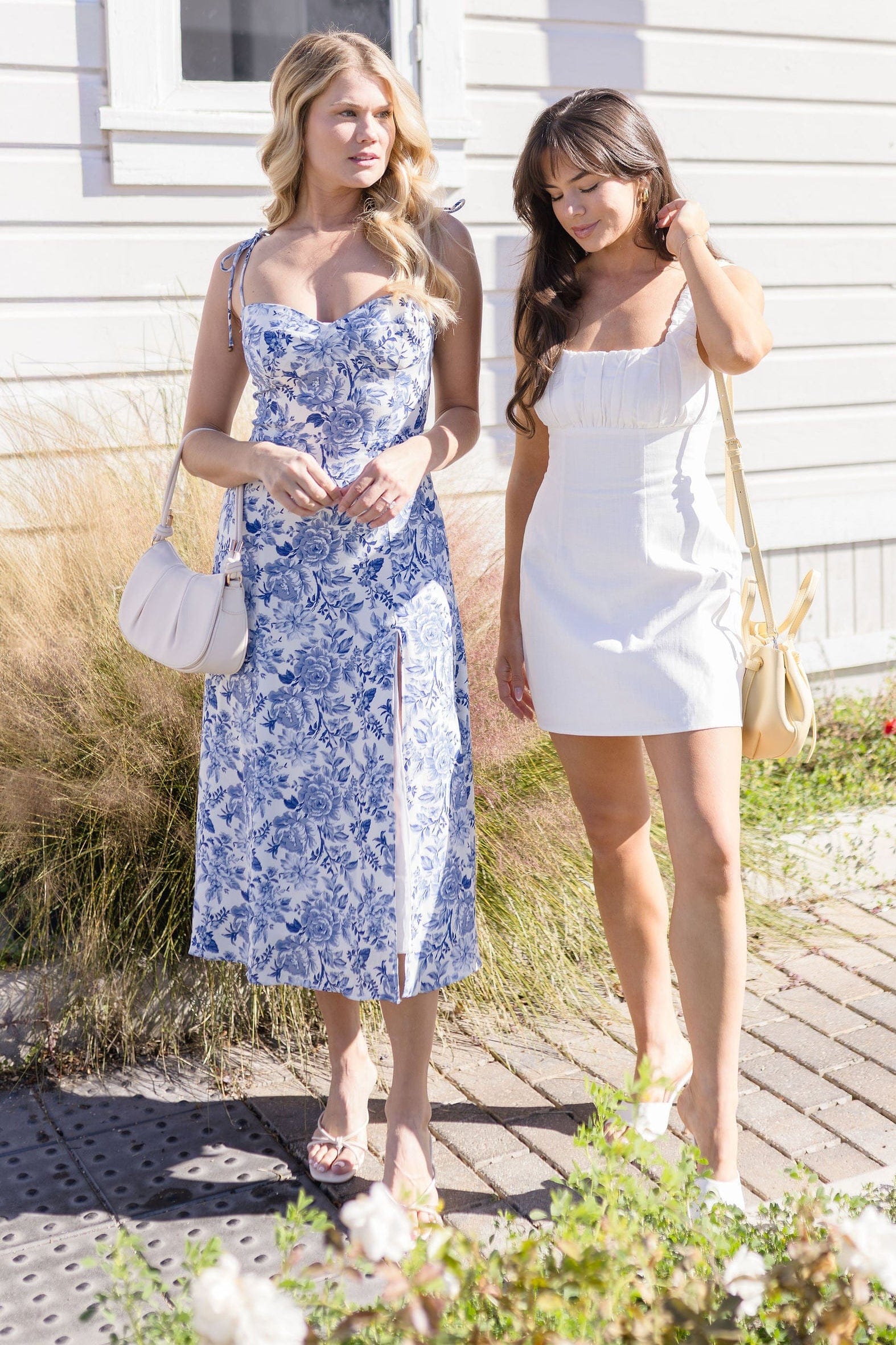 Something Blue Midi Dress