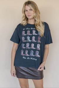 Boots For Walking Merch Tee