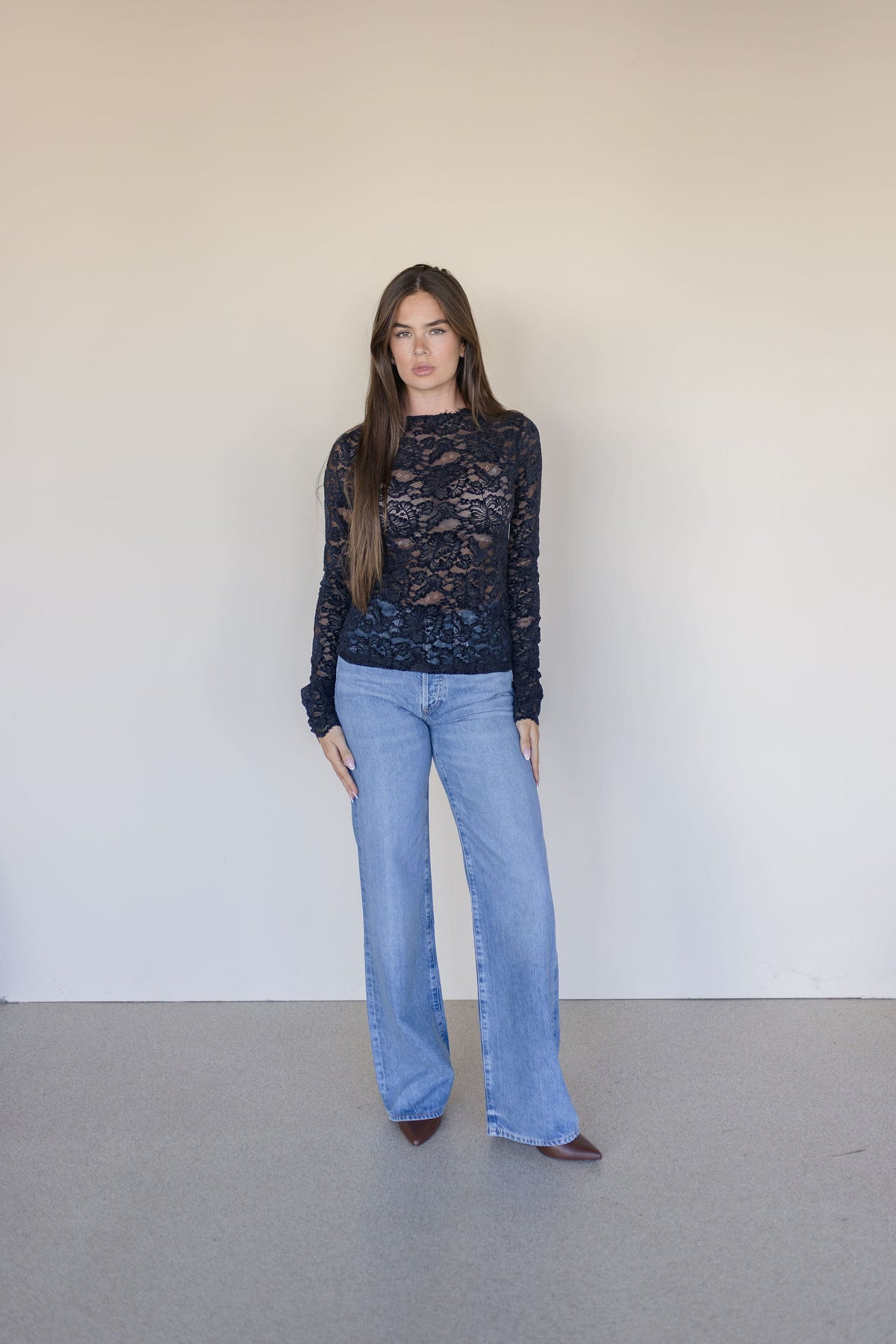 Raising Eyebrows Lace Top