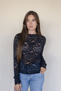 Raising Eyebrows Lace Top
