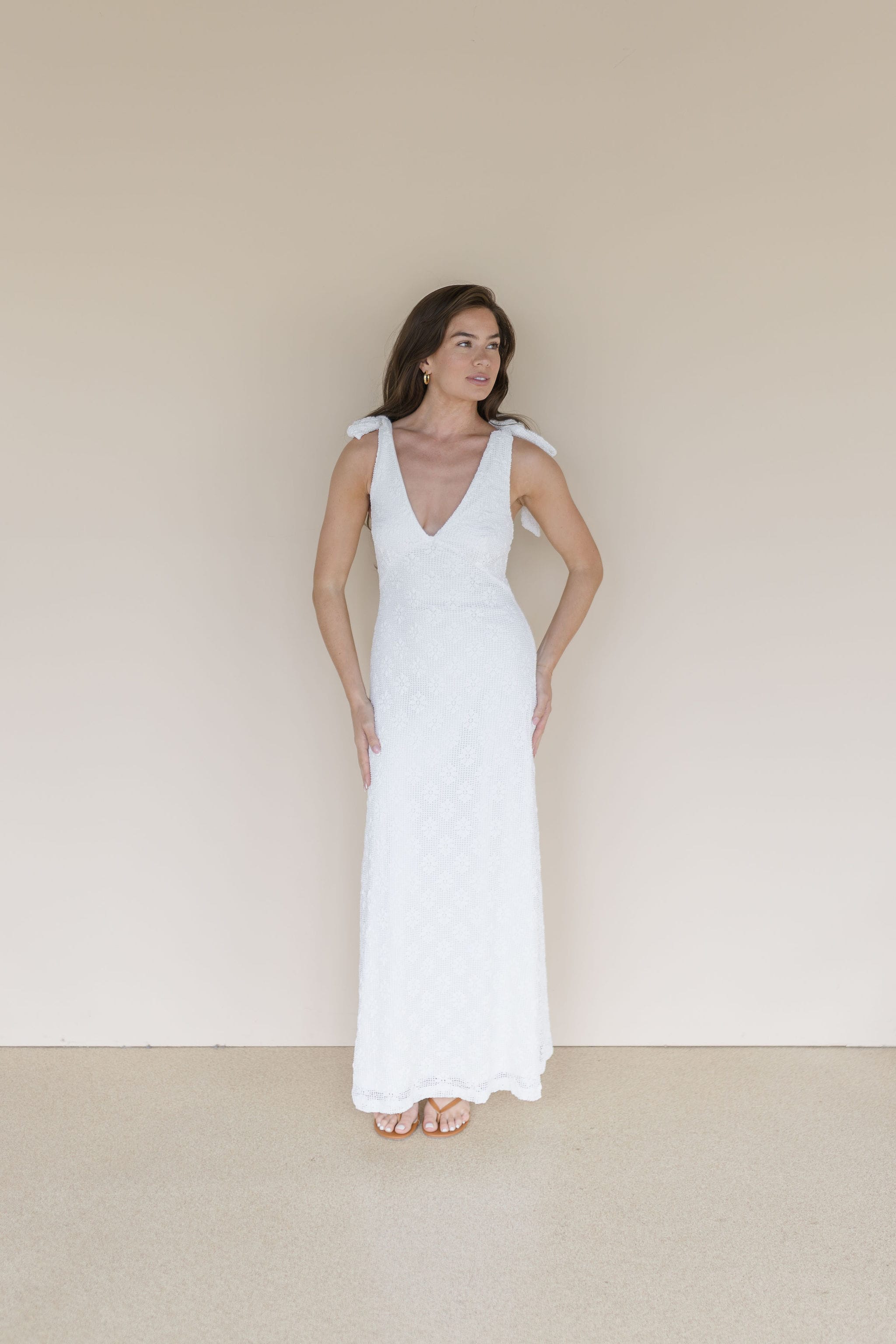 Tie Me Close Maxi Dress