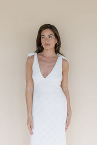Tie Me Close Maxi Dress