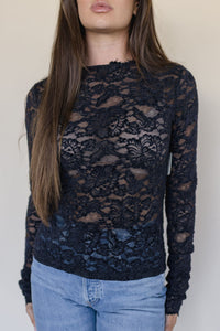 Raising Eyebrows Lace Top