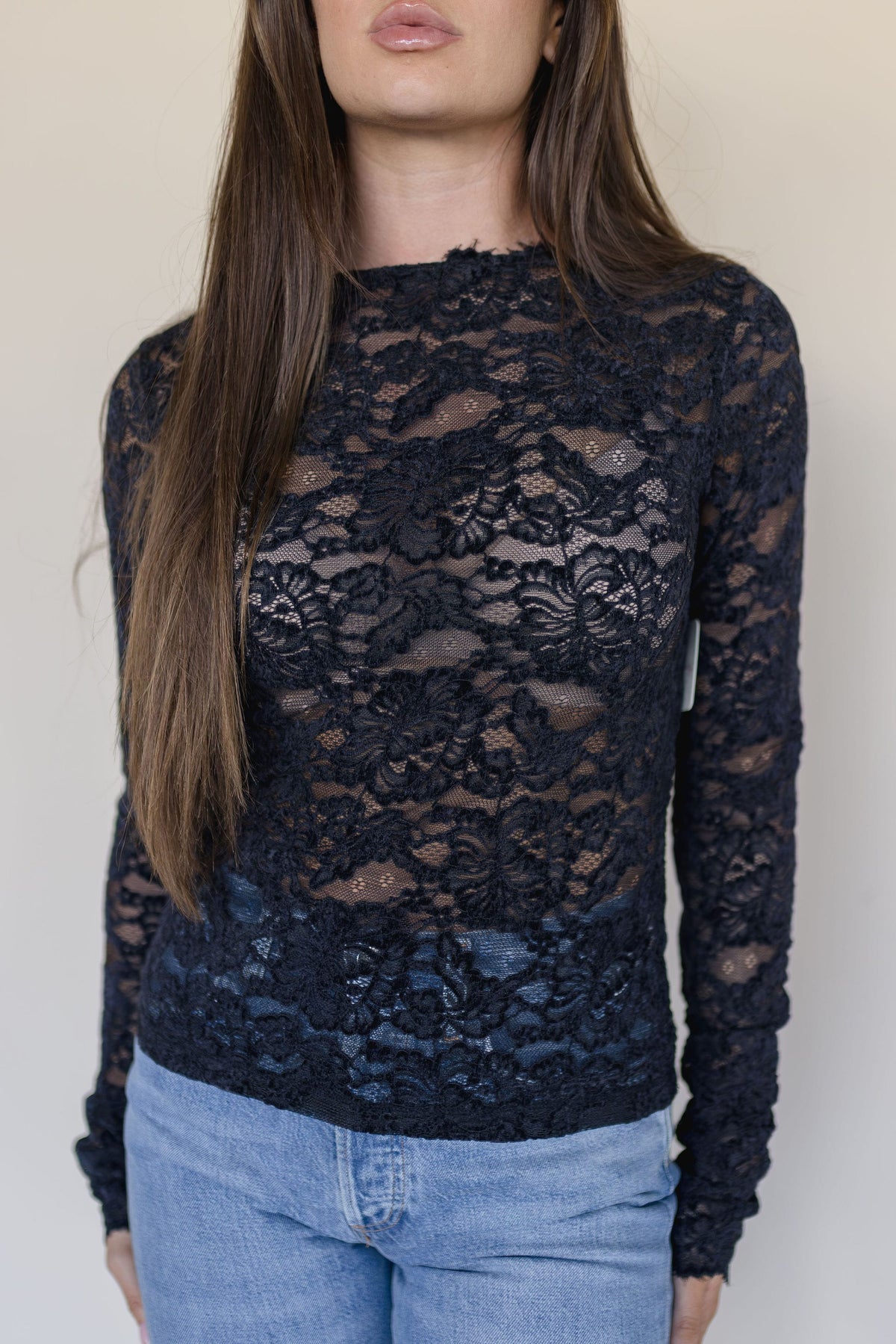 Raising Eyebrows Lace Top