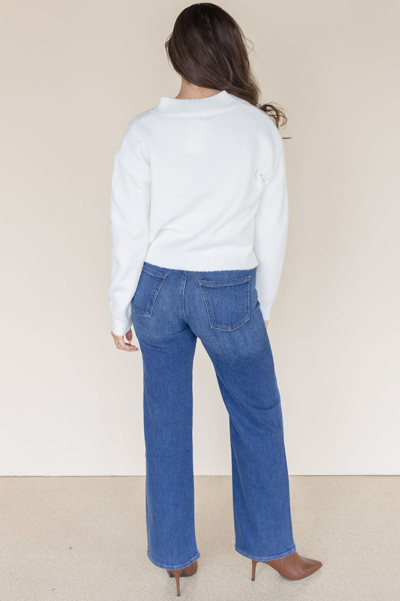 Annina High Rise Wide Leg Jean 30" Annina High Rise Wide Leg Jean 30"