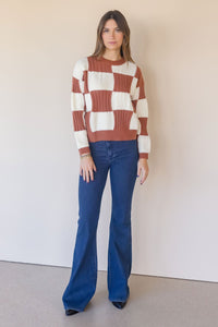 Rowan Checkered Sweater