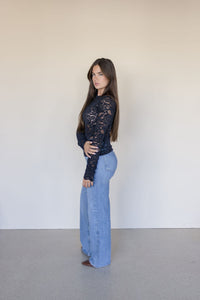 Raising Eyebrows Lace Top