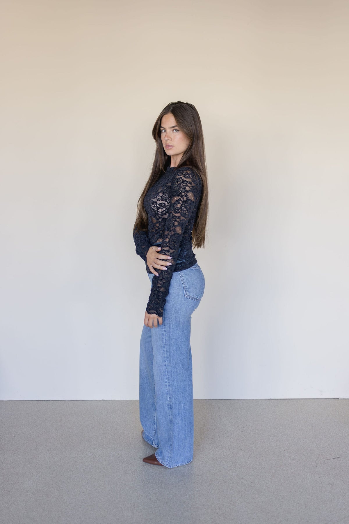 Raising Eyebrows Lace Top